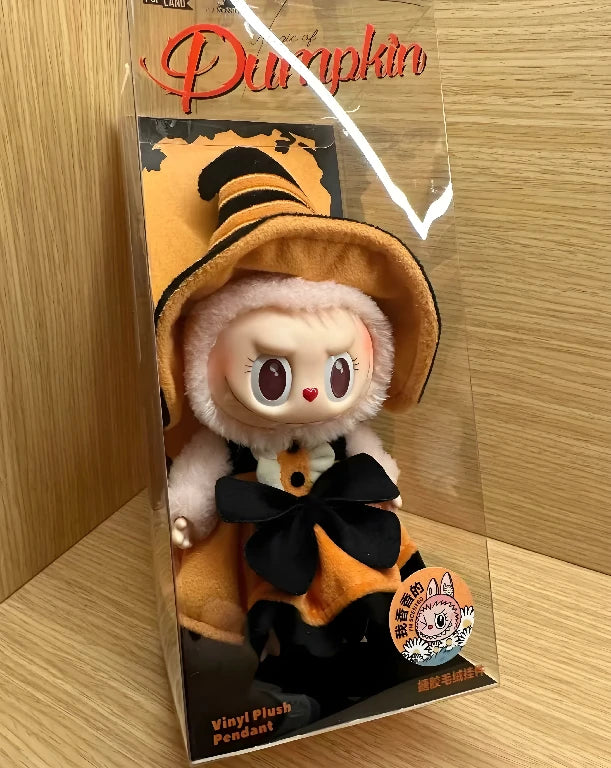 Halloween limited edition labubu, Magic of Pumpkin fragrant Vinyl Plush Pendant