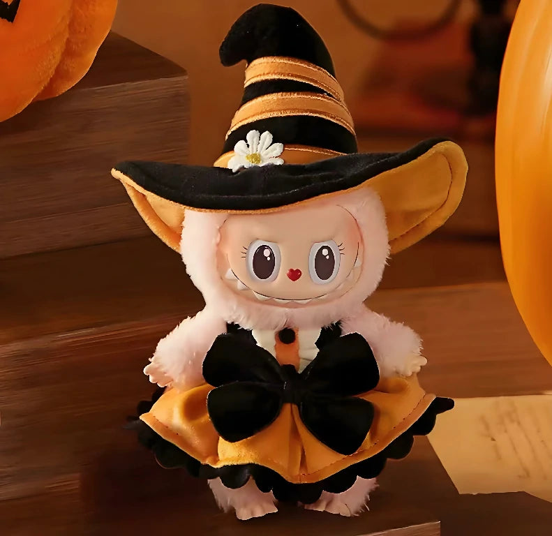 Halloween limited edition labubu, Magic of Pumpkin fragrant Vinyl Plush Pendant
