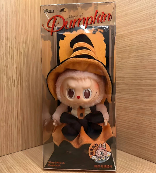 Halloween limited edition labubu, Magic of Pumpkin fragrant Vinyl Plush Pendant